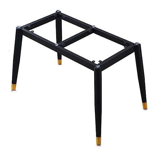 GNYVZXPLQ Metall Tisch Beinrahmen, Tischbeingestell Stahl mit Saugnapf Multicolor Mehrere Größen(Black Gold,135x82x72cm) von GNYVZXPLQ