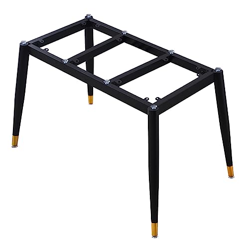 GNYVZXPLQ Metall Tisch Beinrahmen, Tischbeingestell Stahl mit Saugnapf Multicolor Mehrere Größen(Black Gold,178x72x45cm) von GNYVZXPLQ
