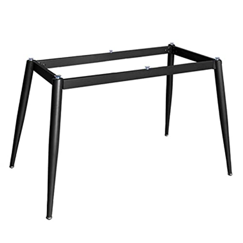 GNYVZXPLQ Metall Tisch Beinrahmen, Tischbeinrahmen aus Stahl mit Saugnäpfen for Marmor, Glas, Holz, Schwarzgold, mehrere Größen(Black,105x55x72cm) von GNYVZXPLQ