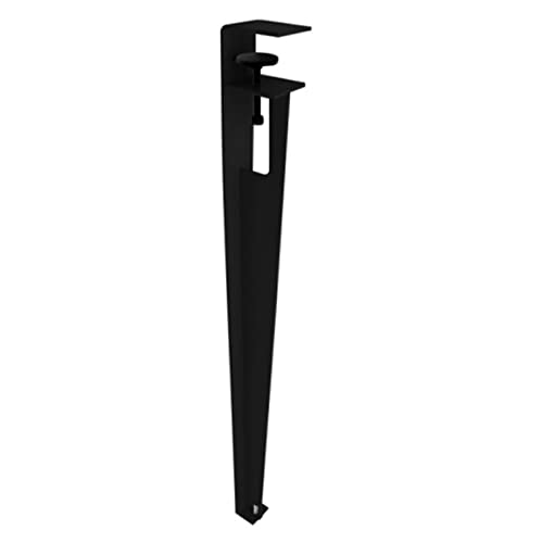 GNYVZXPLQ Metall Tisch Beinrahmen, Verstellbare F-förmige Klemme an Tischbeinen aus Metall und Eisen, kein Bohren erforderlich, for Schreibtisch, DIY, 1er-, 2er- oder 4er-Pack, Mehrfarbig(Black,1pcs) von GNYVZXPLQ