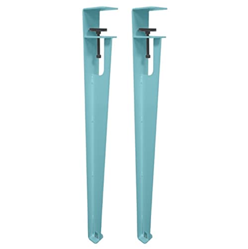 GNYVZXPLQ Metall Tisch Beinrahmen, Verstellbare F-förmige Klemme an Tischbeinen aus Metall und Eisen, kein Bohren erforderlich, for Schreibtisch, DIY, 1er-, 2er- oder 4er-Pack, Mehrfarbig(Green,2pcs) von GNYVZXPLQ
