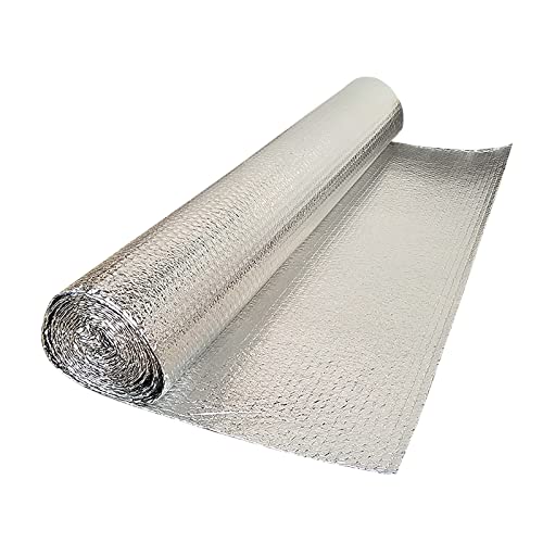 Isolierter Heizkörper, 4-5 mm doppelseitige Luftpolsterfolie aus Aluminiumfolie, reflektierende Isolierfolie, mehrere Größen(1x10m(3.2x32.8ft)) von GNYVZXPLQ