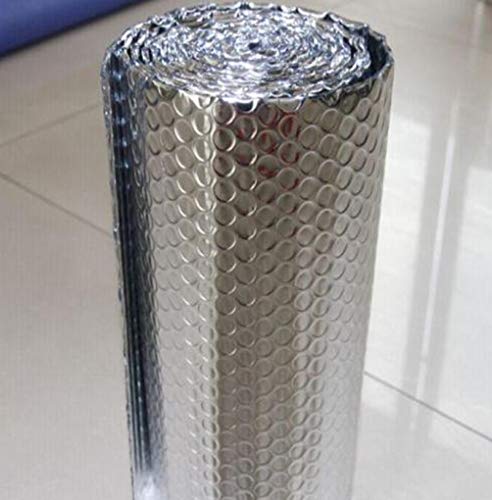 Isolierter Heizkörper, Doppelblasen-Isolierrolle aus reflektierender Aluminiumfolie, 1 m x (5–30 m)(1x10m) von GNYVZXPLQ