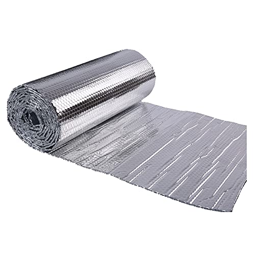 Isolierter Heizkörper, Luftpolsterfolie, selbstklebend, wärmereflektierend, 5 mm dick, for Dachboden, Heizkörperwände, mehrere Größen(1X9M/3.2X29.5FT) von GNYVZXPLQ