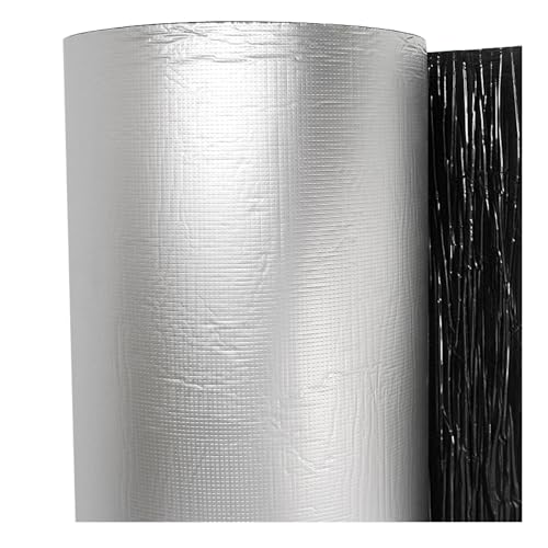 Isolierter Heizkörper, Reflektierende Folie Isolierung Rolle Selbstklebende 5mm thermische Schallschutzwand Mehrere Größen(1mx2m) von GNYVZXPLQ