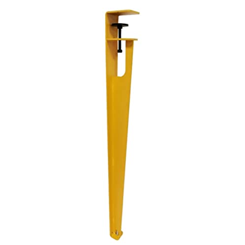 Metall Tisch Beinrahmen, Verstellbare F-förmige Klemme an Tischbeinen aus Metall und Eisen, kein Bohren erforderlich, for Schreibtisch, DIY, 1er-, 2er- oder 4er-Pack, mehrfarbig(Yellow,1pcs) von GNYVZXPLQ