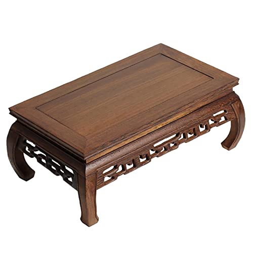 Multifunktionaler Klapptisch, Kleiner Altartisch, Holzschrein-Altar-Meditationstisch for Buddha-Skulptur-Dekoration, handgeschnitzter niedriger Tisch, Puja-Tisch, japanischer Boden-Teetisch(10.6*6.3*4 Multifunktionaler Klapptisch, Kleiner Altartisch, Holzschrein-Altar-Meditationstisch for Buddha-Skulptur-Dekoration, handgeschnitzter niedriger Tisch, Puja-Tisch, japanischer Boden-Teetisch(10.6*6.3*4 von GNYVZXPLQ