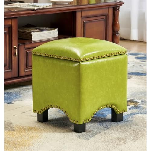 Multifunktionaler Klapptisch, Ottomanischer Fußhocker mit Stauraum, Lederhocker mit Beinen, Ottomanischer Fußhocker mit rutschfesten Polstern, Kleiner Fußstuhl unter dem Schreibtisch, Ottomane mit Sta von GNYVZXPLQ