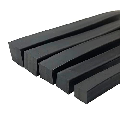 Quadratische Siliziumgummidichtung Quadratische Dichtleiste aus Nitrilkautschuk, mehrere Größen, 1 m(18x18mm) von GNYVZXPLQ