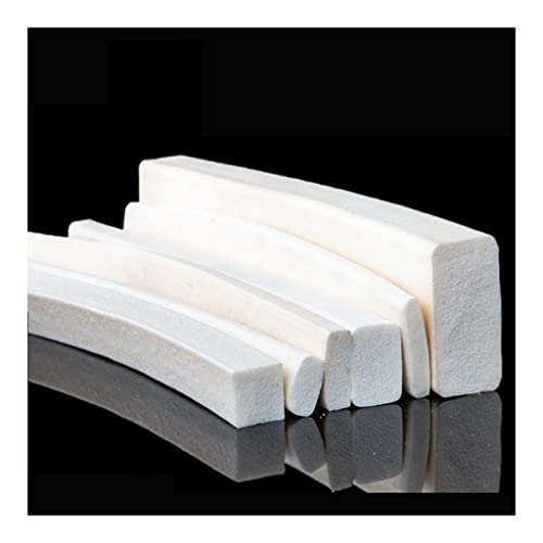 Quadratische Siliziumgummidichtung Quadratische Silikonschwamm Dichtungsleiste für Türen und Fenster, verschiedene Größen 1M(6x6mm) von GNYVZXPLQ