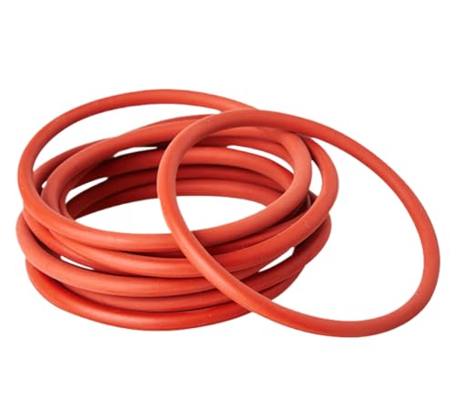 Rote Kreisringe Rote Gummi-O-Ring Dichtungen, 20er Pack, Verschiedene Größen, Drahtdurchmesser 2,65 mm(42.3mm x 47.6mm x 2.65mm) von GNYVZXPLQ