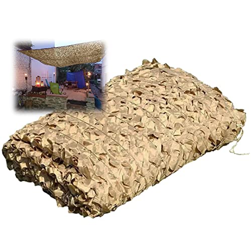 Tarnnetz-Schattierungsgewebe,、 210D Tarnnetz Beige Mehrere Größen(2x8m/6.6x26.2ft) von GNYVZXPLQ