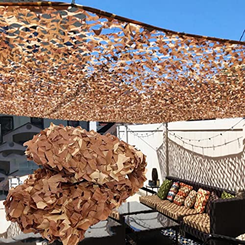 Tarnnetz-Schattierungsgewebe,、 Militärisches Wüstentarnnetz, Sonnenschutz, mehrere Größen(2x5m/6.6x16.4ft) von GNYVZXPLQ