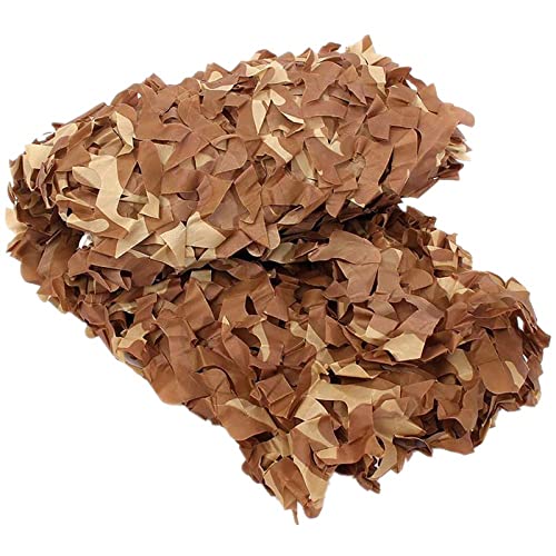 Tarnnetz-Schattierungsgewebe,、 Wüstentarnung Sonnenschutznetz for Jagd Camping Mehrere Größen(6x10m/19.7x32.8ft) von GNYVZXPLQ