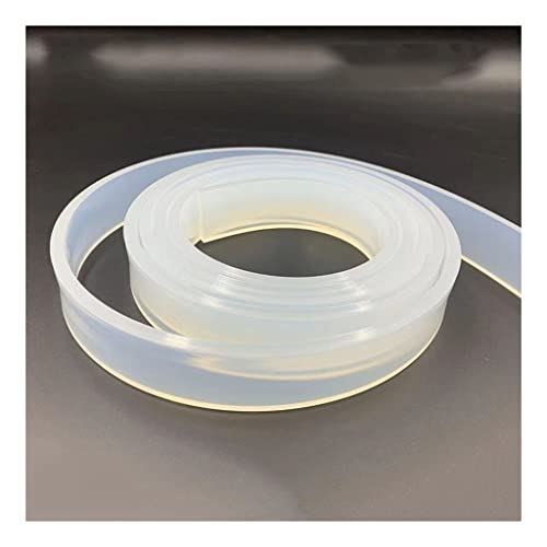 Viereckige Siliziumgummidichtung Lebensmittelsicherer, fester Silikon-Vierkantdichtstreifen, transparent, mehrere Größen(3mmx4mm(5m)) von GNYVZXPLQ
