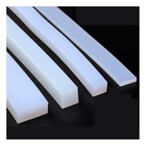 quadratische Siliziumkautschuk Dichtung Silikon Gummidichtstreifen weiß 1 Meter mehrere Größen(20x25mm) von GNYVZXPLQ