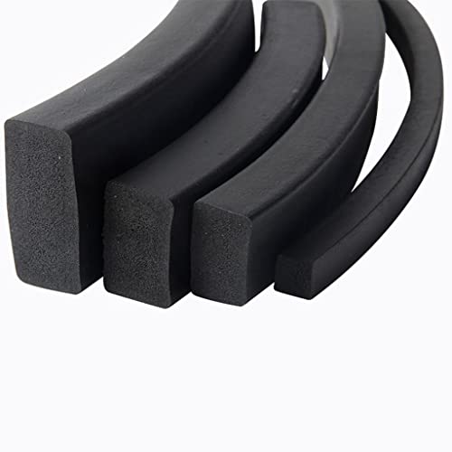 quadratische siliziumkautschuk dichtung EPDM Gummi Schaumschwamm Dichtung Wetterstreifen Schwarz Verschiedene Größen 1m(3 * 30) von GNYVZXPLQ