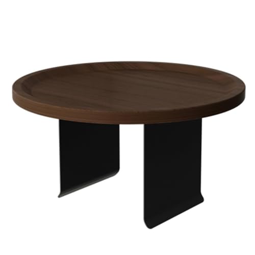 GNbow Couch-Armlehnentablett, Couch-Getränkehalter-Tablett, Sofa-Armlehnen-Clip-on-Tabletttisch(Brown,35 * 35 * 16cm) von GNbow