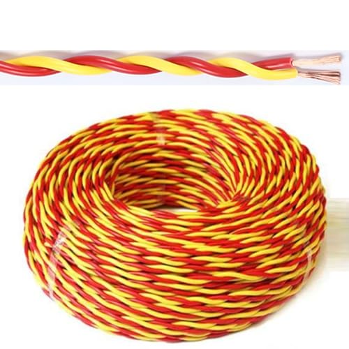 0.5 Square Millimeters LED Light Strip Connecting Cable Pure Copper Core PVC Insulated Extension Cable 300/300V 70℃ For Signal PowerElectrical Connector For LED DIY And Electronics(320FT,2C-0.5MM2) von GO BEYOND YOURSEIF