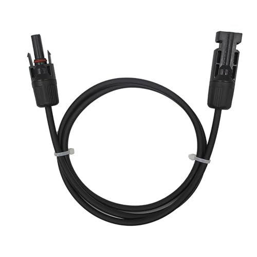 1 M Langes Photovoltaik-Verlängerungskabel 12 AWG – Solarkabel Mit Verzinntem Kupferkern Und MC4-Anschlüssen, Wasserdicht Nach IP67, 30 A, 1000 V(Red) von GO BEYOND YOURSEIF