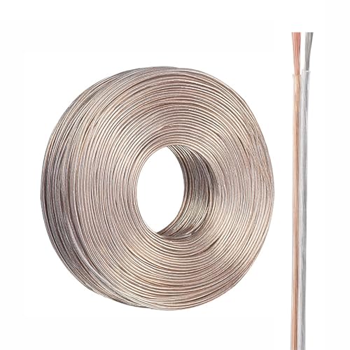 15Ft-200Ft 22/2AWG PVC Covered Wire 300V Electronic Insulated Heat Resistant Parallel Electronic Sheathed Wire For Electrical Equipment, Outdoor LED Light Strings, Lighting Equipment(200ft) von GO BEYOND YOURSEIF