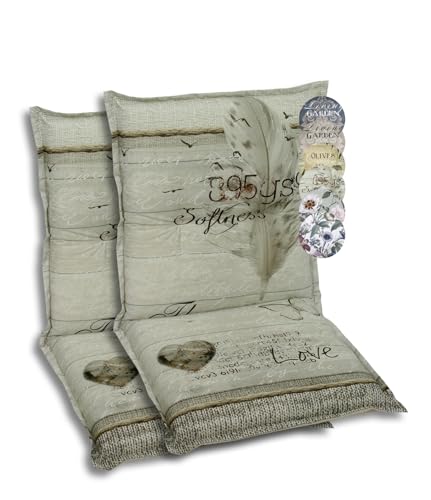 GO-DE Sesselauflage, (2er Set), (L/B): ca. 100x50 cm 2 Auflagen, grau, braun von GO-DE Textil