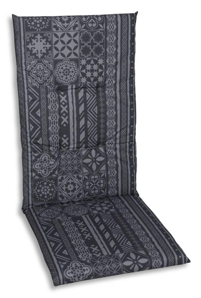 GO-DE Hochlehner-Auflage 118 cm x 48 cm x 5 cm, grau, anthrazit von GO-DE