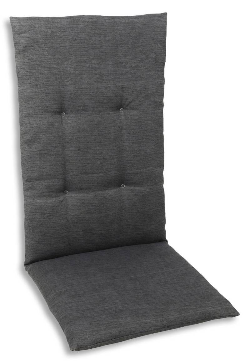 GO-DE Hochlehner-Auflage 118 cm x 48 cm x 5 cm, grau von GO-DE