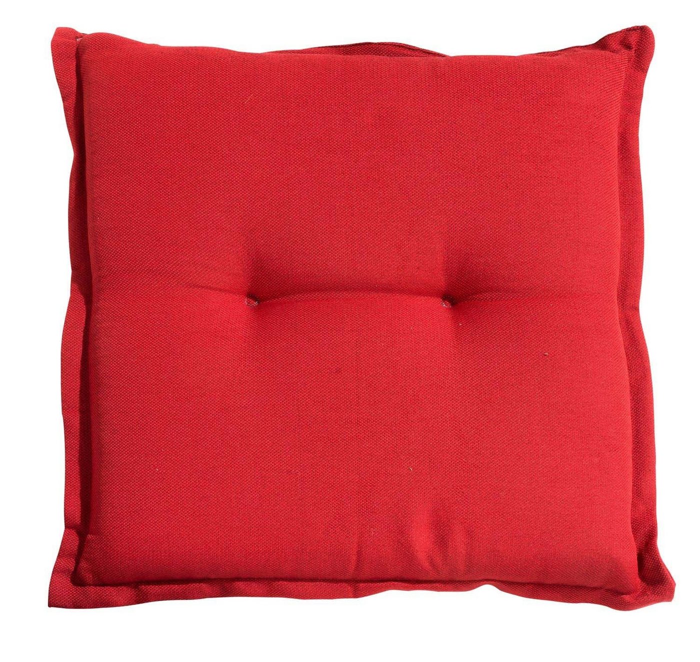 GO-DE Hockerauflage REDSUN, B 50 x L 50 cm, Rot, Hockerauflage, Sitzauflage für Hocker von GO-DE