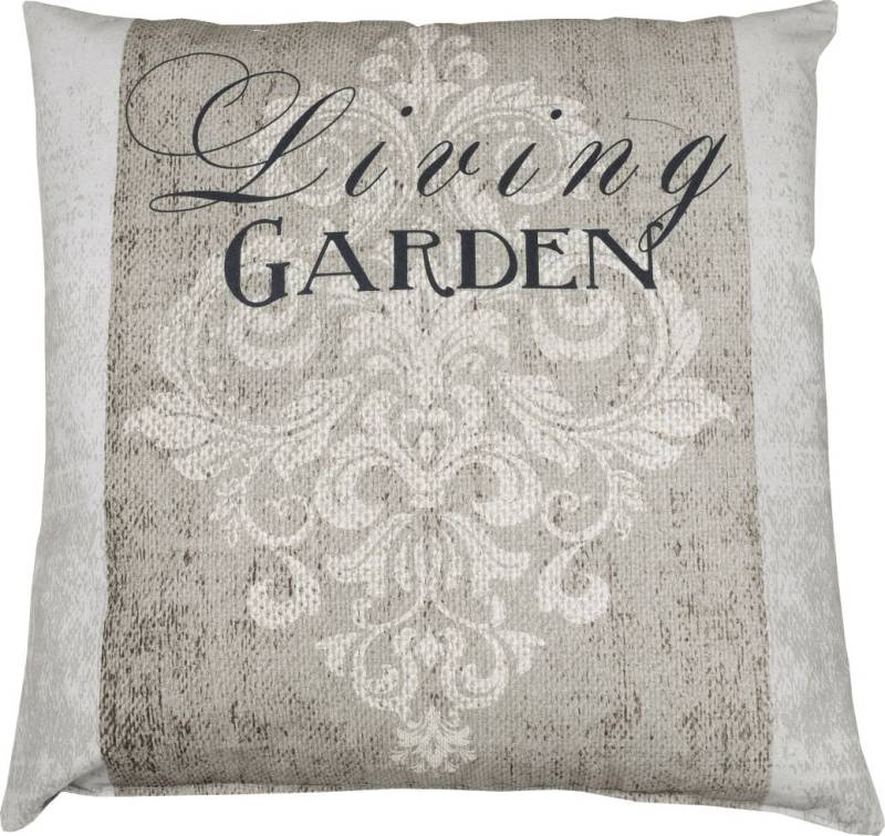 GO-DE Kissen Klara 48 cm x 48 cm x 10 cm, beige von GO-DE