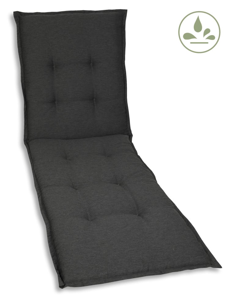GO-DE Liegen-Auflage 190 cm x 60 cm x 7 cm, grau, anthrazit von GO-DE