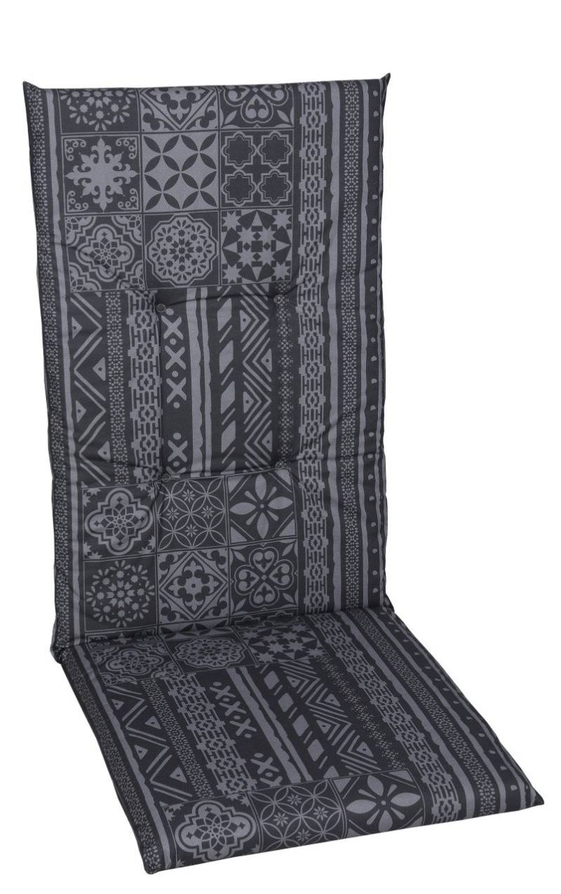 GO-DE Mittellehner-Auflage 108 cm x 48 cm x 5 cm, grau, anthrazit von GO-DE