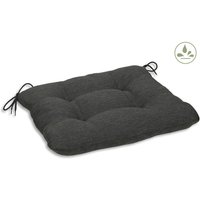 Sitzkissen Carina 38 cm x 38 cm x 5 cm, grau, anthrazit Auflagen & Hussen - Go-de von GO-DE