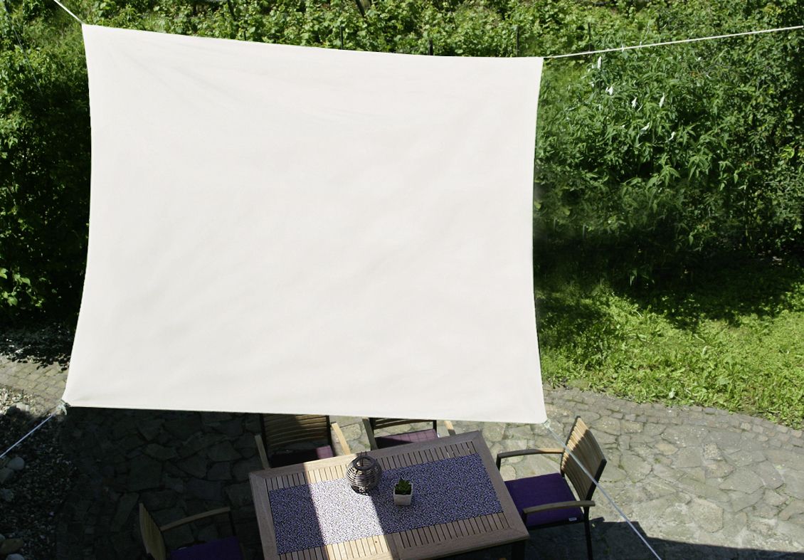 GO-DE Sonnensegel 100% Polyester quadratisch von GO-DE