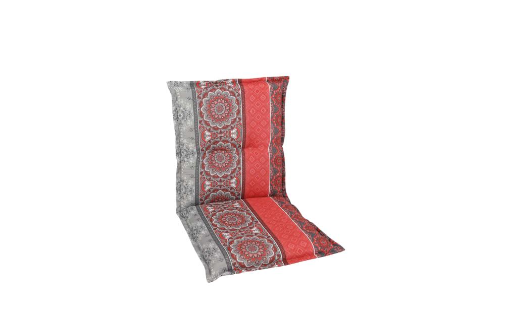 Garten-Sesselauflage in rot/grau, für Niederlehner von GO-DE