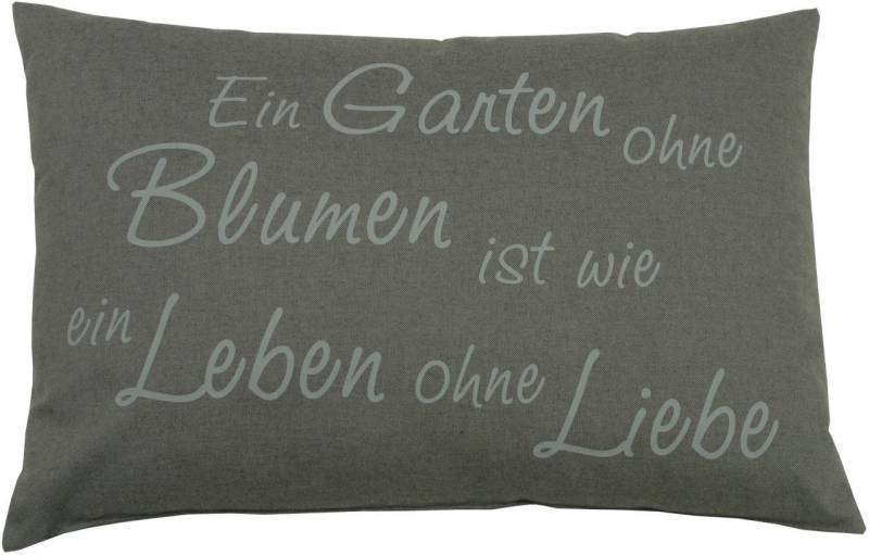 GO-DE Hussen-Set GO-DE Sprüchekissen 60 x 40 x 12 cm, beige von GO-DE