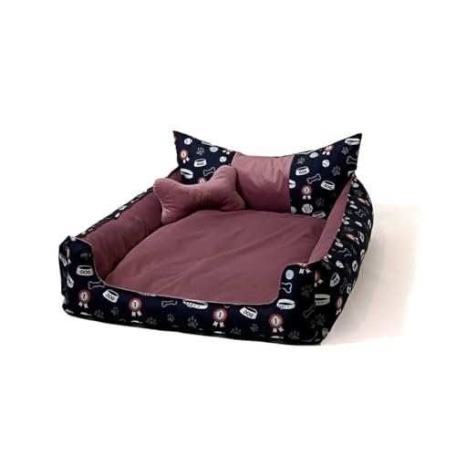 GO GIFT Haustierbett L rosa, 90 x 16 x 50 cm von GO GIFT