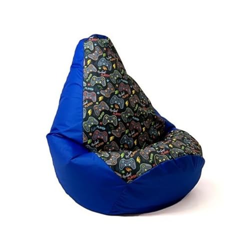 GO GIFT Sitzsack, Blau, Oxford-Stoff, reißfest, 140 x 100 cm von GO GIFT