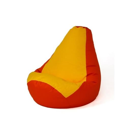 GO GIFT Sitzsack, Gelb, Rot, 130 x 90 cm, Birne von GO GIFT