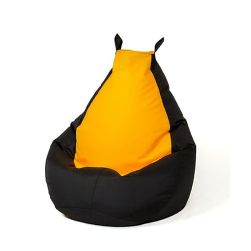 GO GIFT Sitzsack, Gelb, Schwarz, Oxford, 105 x 80 cm von GO GIFT
