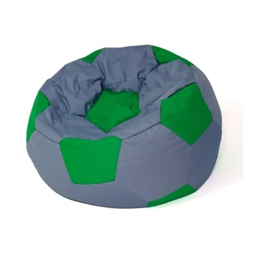 GO GIFT Sitzsack, Grün, Grau, Oxford-Fußball GO GIFT Sitzsack, Grün, Grau, Oxford-Fußball von GO GIFT