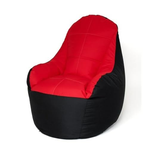 GO GIFT Sitzsack, Schwarz, Rot, Oxford-Gewebe von GO GIFT