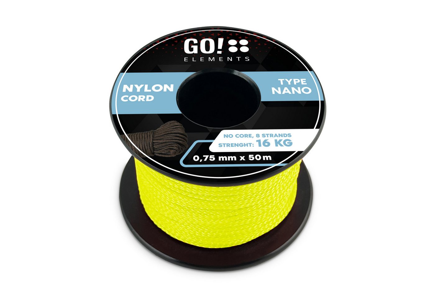 GO!elements Nano Cord - 0,75mm Seil GO!elements Nano Cord - 0,75mm Seil von GO!elements