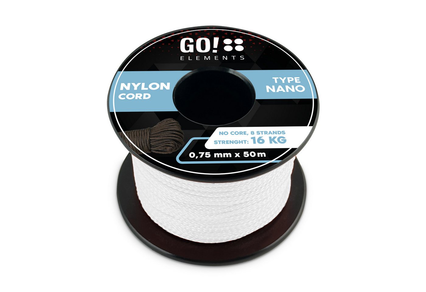 GO!elements Nano Cord - 0,75mm Seil GO!elements Nano Cord - 0,75mm Seil von GO!elements