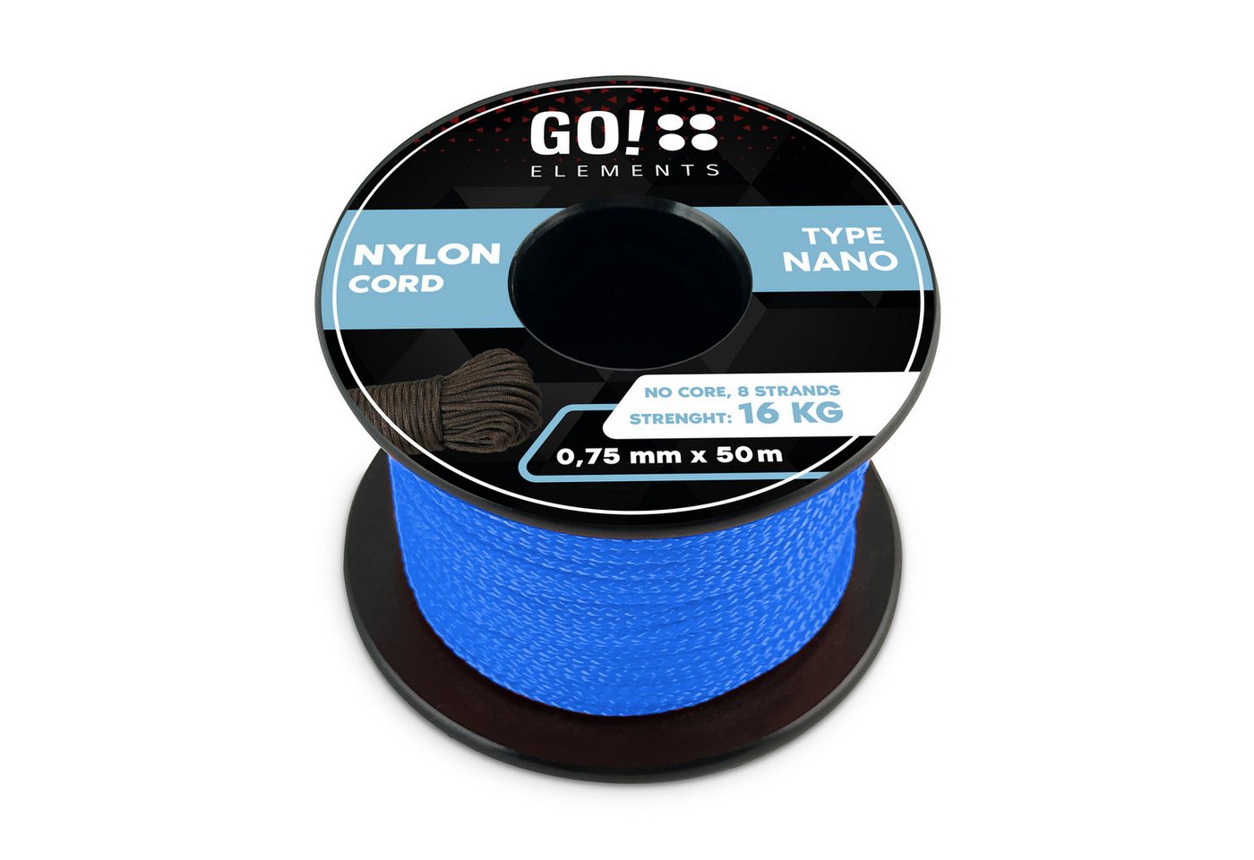 GO!elements Nano Cord - 0,75mm Seil GO!elements Nano Cord - 0,75mm Seil von GO!elements