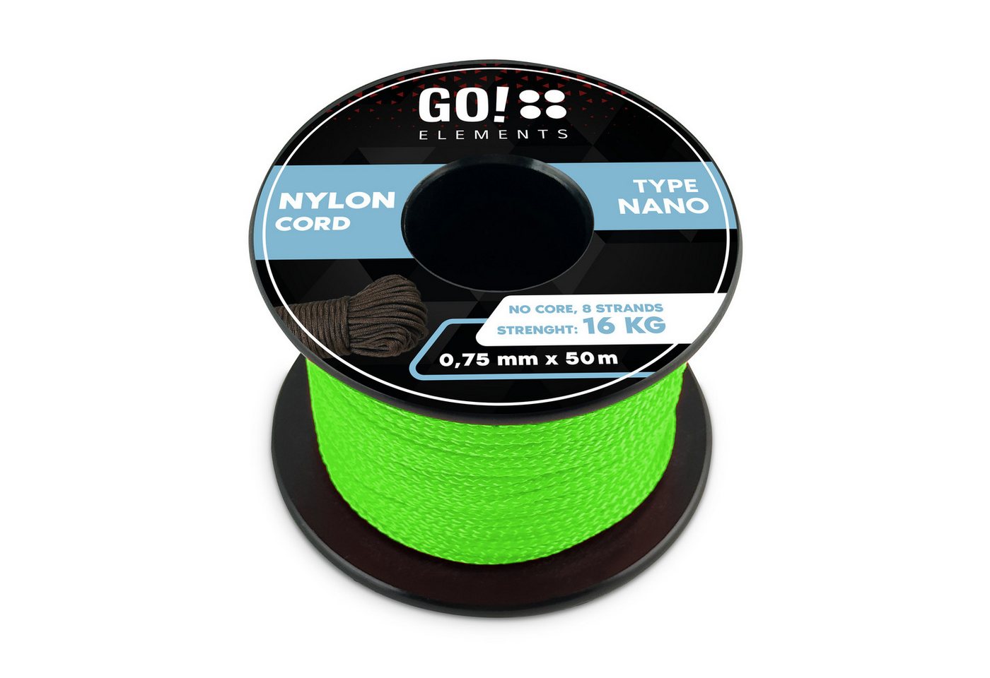 GO!elements Nano Cord - 0,75mm Seil GO!elements Nano Cord - 0,75mm Seil von GO!elements