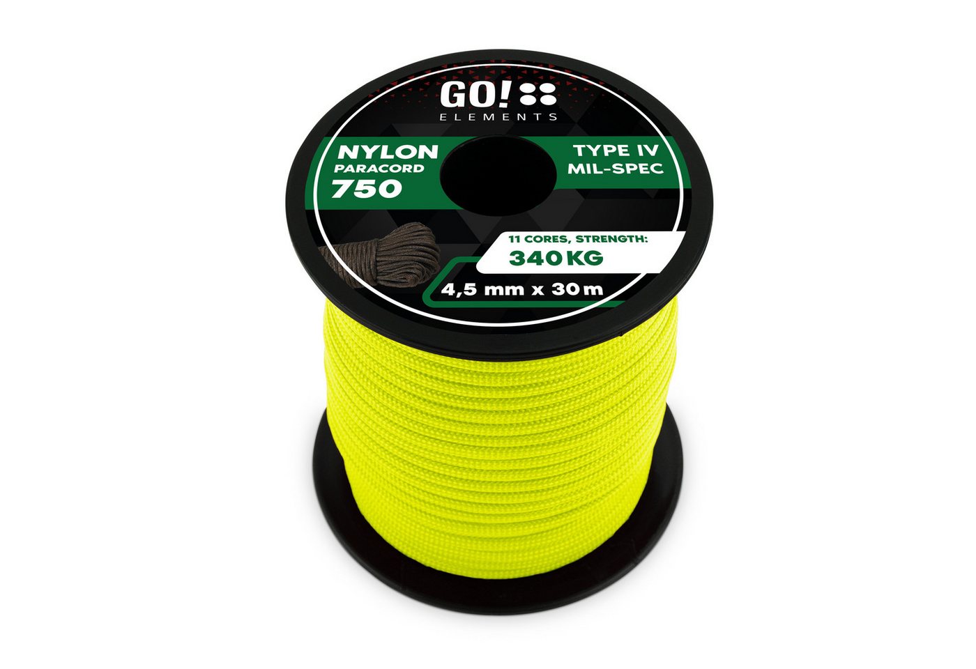 GO!elements Paracord 750 - 4,5mm Seil GO!elements Paracord 750 - 4,5mm Seil von GO!elements
