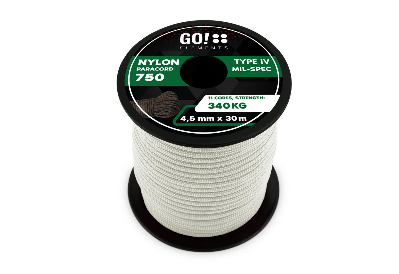 GO!elements Paracord 750 - 4,5mm Seil GO!elements Paracord 750 - 4,5mm Seil von GO!elements