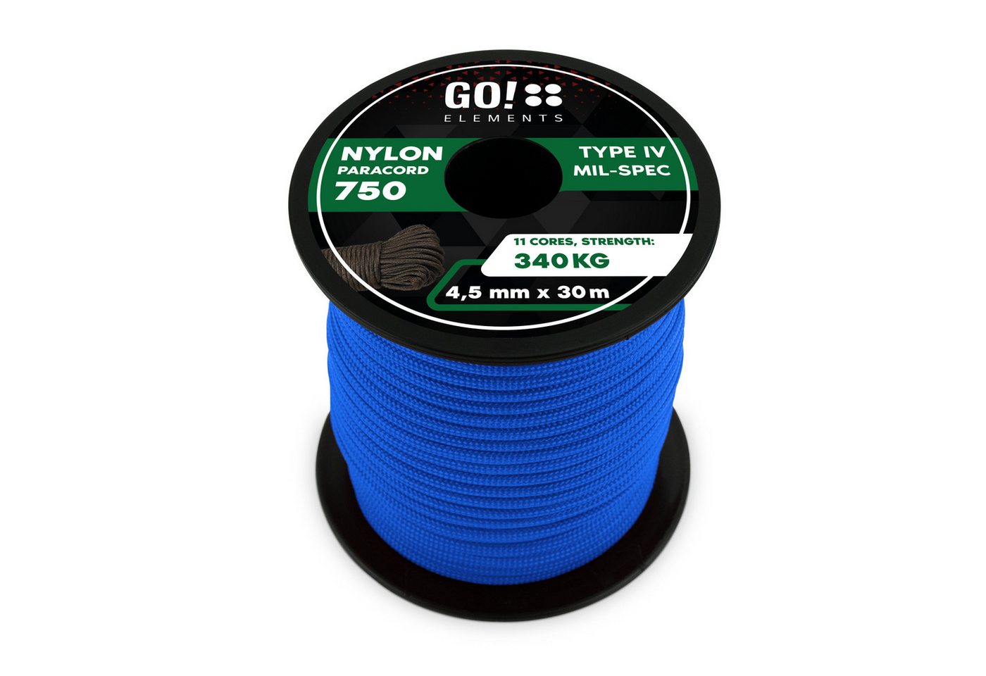 GO!elements Paracord 750 - 4,5mm Seil GO!elements Paracord 750 - 4,5mm Seil von GO!elements