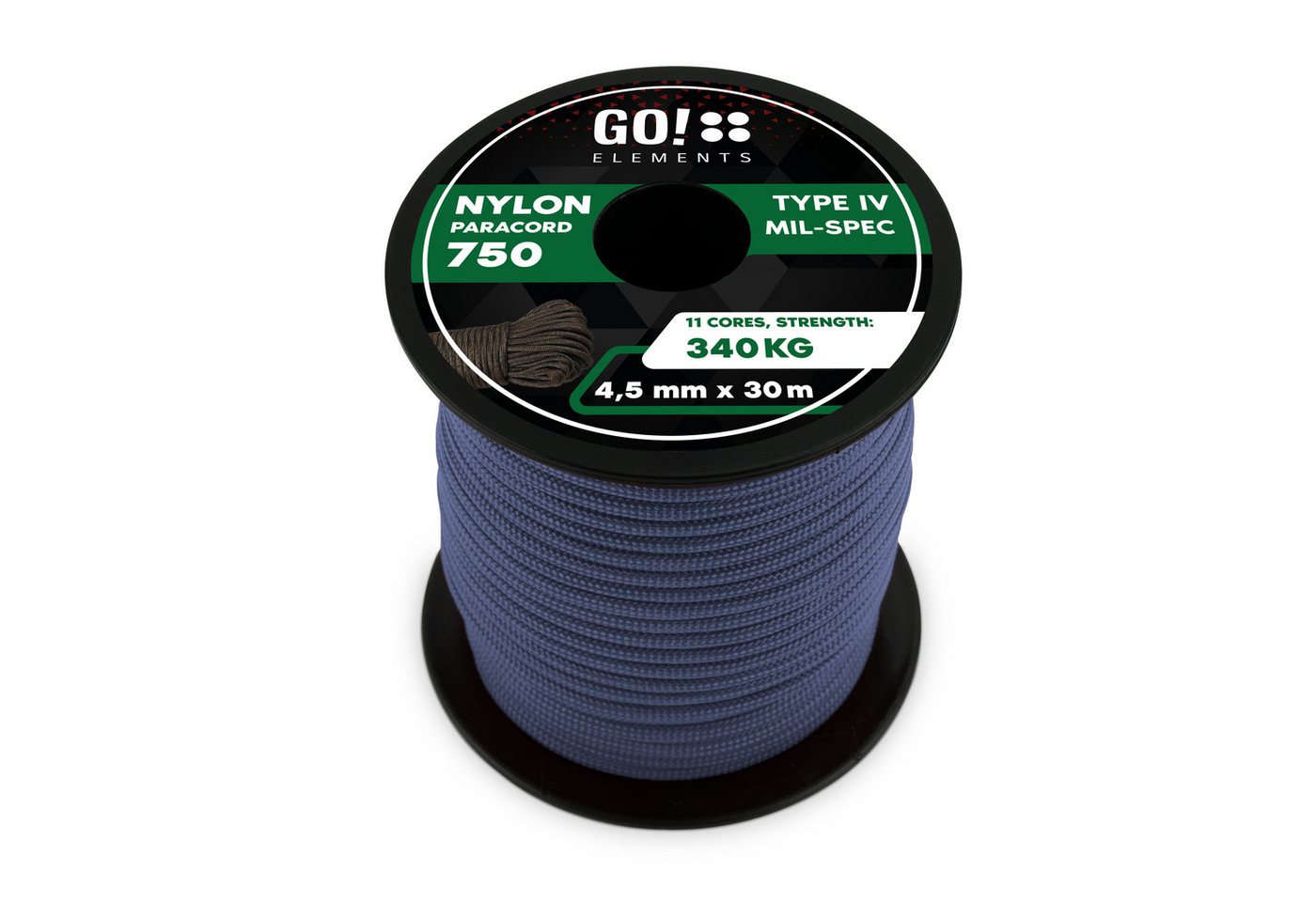 GO!elements Paracord 750 - 4,5mm Seil GO!elements Paracord 750 - 4,5mm Seil von GO!elements